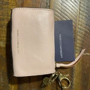 Mini pink Rebecca Minkoff wallet